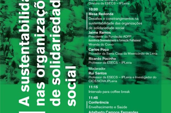 Conferência : A sustentabilidade nas organizações de solidariedade social