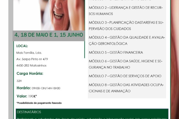 17ª ED. | Gestão de Lares |