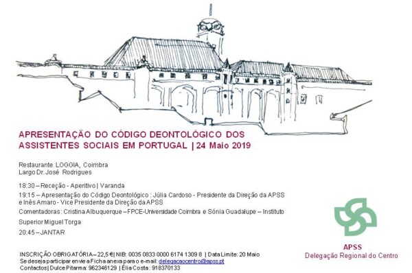 Apresentação do Código Deontológico dos Assistentes Sociais em Portugal – Coimbra