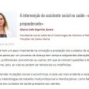  Artigo de Opinião ” A intervenção do assistente social na saúde: «um fator preponderante» “