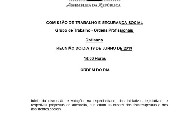 Novidades : Processo da Ordem dos/das Assistentes Sociais