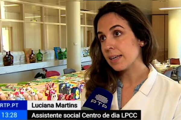 Reportagem RTP : Centro de dia da Liga Portuguesa Contra o Cancro do IPO do Porto com a Assistente Social Luciana Martins