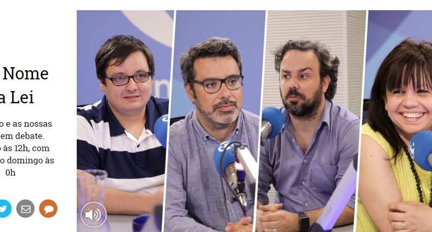  Programa de Rádio ” Em nome da Lei” sobre o vício de vídeo jogos, com a Assistente Social Marta Borges