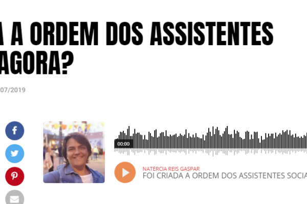 Programa de Rádio : ” Foi criada a Ordem dos Assistentes Sociais e agora ” Assistentes Sociais em Ação nº 8