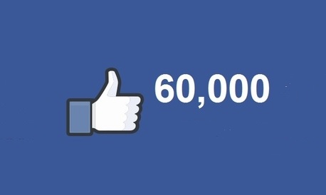 Página de Facebook alcanca os 60 mil gostos