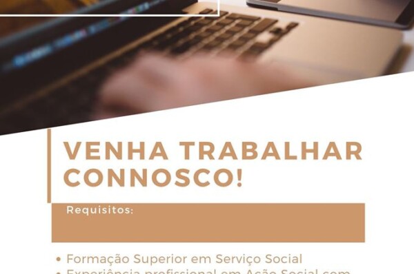 Centro Comunitário S. Sebastião encontra-se a recrutar Assistente Social