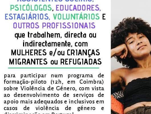 Projeto Base – EU procura Assistentes Sociais, Psicólogos, Educadores e outros profissionais que trabalhem (directa ou indirectamente) com mulheres e crianças migrantes e/ou refugiadas