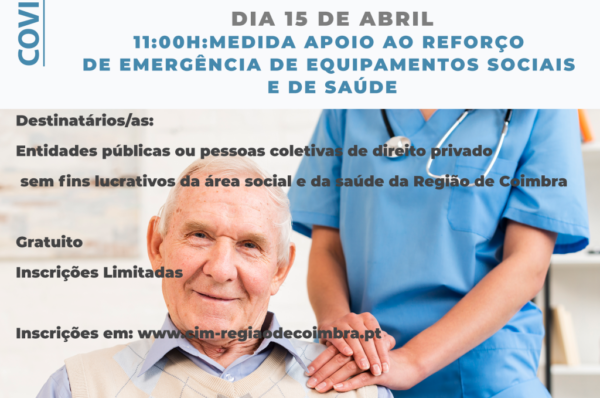 Webinar Gratuito : Medida de Apoio ao Reforço de Emergência de Equipamentos Sociais e de Saúde