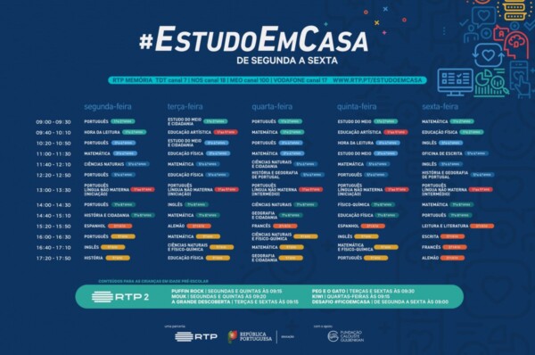 Calendário da Tele Escola : 1º ao 9º ano
