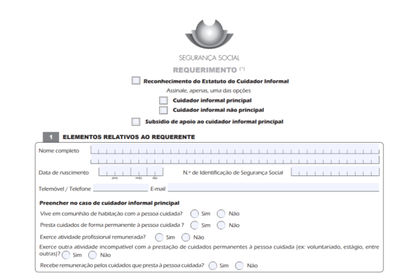 ESTATUTO DO CUIDADOR INFORMAL (PAÍS GENERALIZADO)