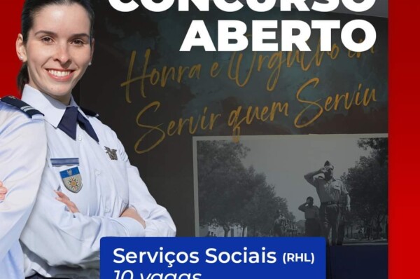 Força Área encontra-se a recrutar 10 Assistentes Sociais